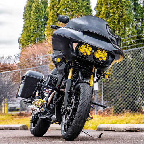 BAJA Design LP6 Pro LED Auxiliary Light Pods - 2015-2023 Road Glide- Combo Kit