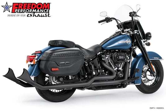 Freedom Exhaust HARLEY SOFTAIL 2.5" UPSWEPT TRUE-DUAL COMPLETE SYSTEM M8 ONLY